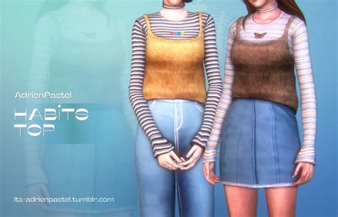 Get More From Adrienpastel On Patreon In Sims Clothing Sims