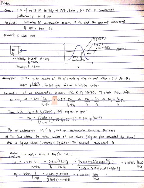Solved One Pound Of Moist Air Initially At 80 Degrees Fahrenheit 1