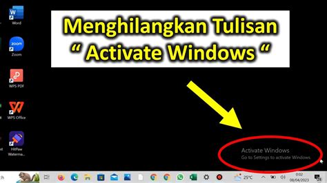 11 Cara Menghilangkan Tulisan Activate Windows Di Layar Komputer