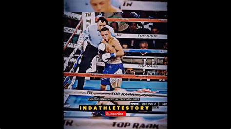 Amazing Knockout By Teofimo Lopez Shorts Boxing Youtube