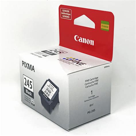 Genuine Canon Pg245 Black Ink Cartridge For Pg 245 Pixma Ts3129 Ts3320