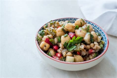 Pomegranate Salad With Chickpeas And Barley Vitacost Blog