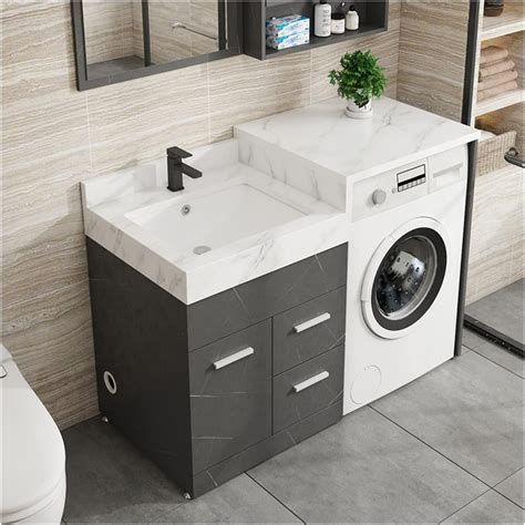 Meuble Lavabo Machine Laver Meuble Combinaison Balcon Lavabo Bassin