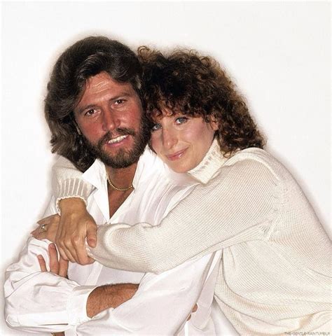 Barbra & Barry Gibb | Barbra streisand, Barry gibb, Barbra