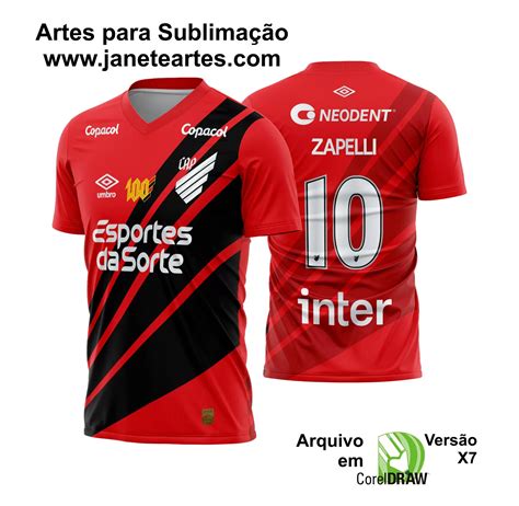 Arte Vetor Camisa Athletico Pr Titular