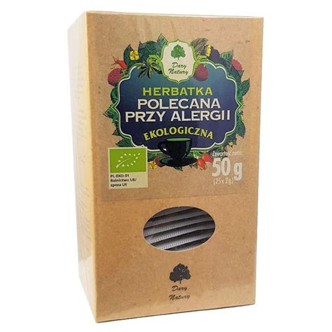 Herbatka Przy ALERGII Dary Natury 25x2g Ekologiczna