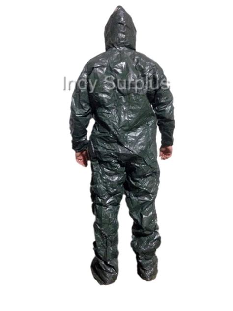 New Dupont Tyvek Tychem F Pro Tech Large Chem Suit Military Grade