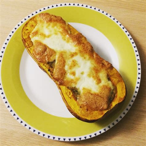 Les Petites Douceurs De Luuna Courge Butternut Farcie Au Boeuf