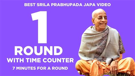 Srila Prabhupada Chanting Japa 1 Round 108 Times With Counting Hare