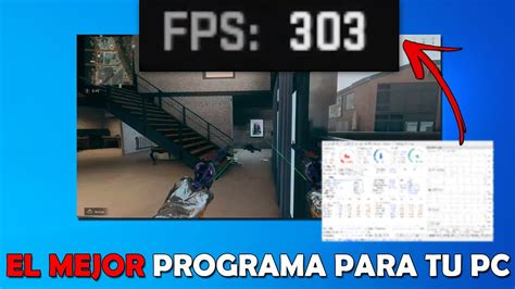 El MEJOR PROGRAMA Para MEJORAR El RENDIMIENTO De Tu PC Aumenta Fps