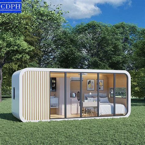 Modern Luxury Hotel Design Prefabricated Steel Structure Apple Cabin