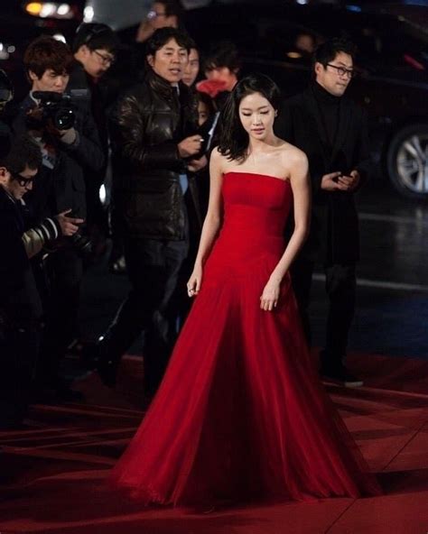 Han Hyo Joo Fashion Kim Go Eun Style Strapless Dress Formal Formal