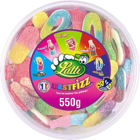 Lutti Best Fizz Bonbons Tubo 550 G Amazon Fr Epicerie