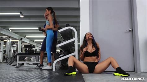 Sneaky Sex During Workout High Intensity Interval Cheating With Busty