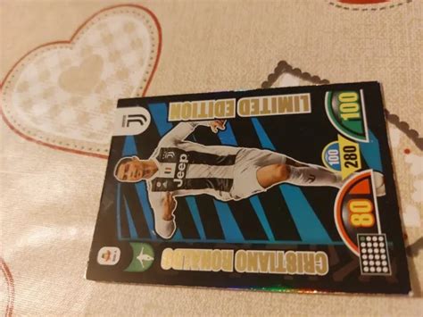 Card Cristiano Ronaldo Limited Edition Adrenalyn Calciatori