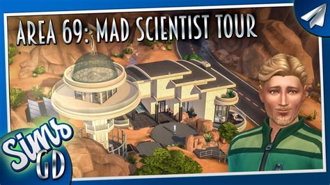 Sims 4 Mad Scientist House Tour Cinematic Tour Of Area 69 Youtube