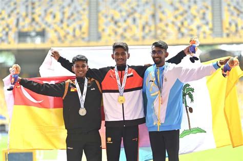 Debutant Ruveshwaran Bags Penangs First Medal In Sukma 2022 Athletics