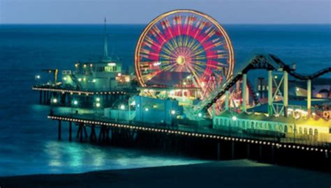 Santa Monica pier rides and Sightseeing Wheel