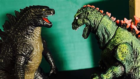 Godzilla 1954 Vs Dagon Stop Motion Battle Youtube