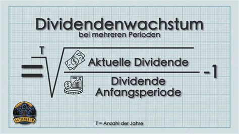 Das Dividendenwachstum Alles Worauf Du Achten Musst