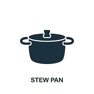 Monochrome Simple Cooking Icon For Templates Web Design And