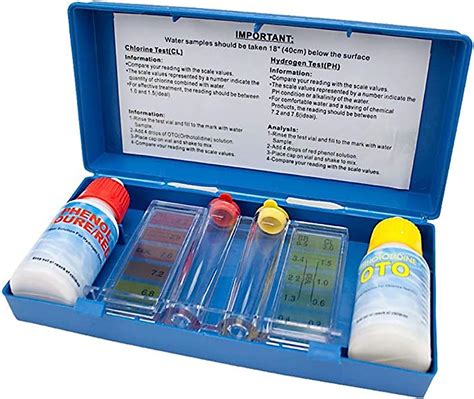 Wassertest Kit Schwimmbeckenwasser Testkits Spa Whirlpool