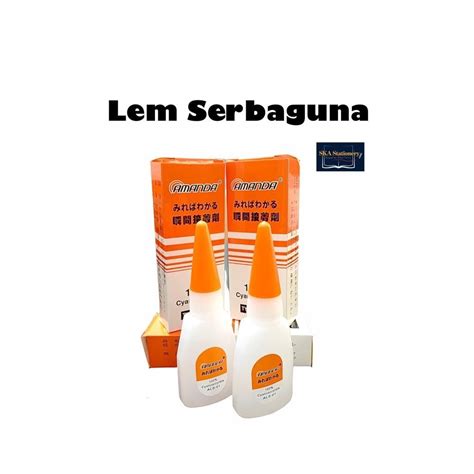 Jual Lem Korea Serbaguna Lem Perekat Super Glue Cair Pcs Shopee