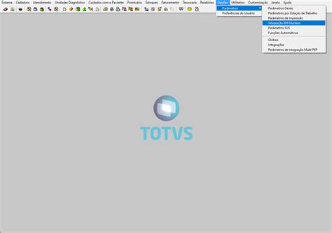 RM SAU Configuração da Integração CME Nucleus Central de