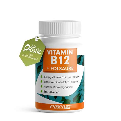 VITAMIN B12 FOLSÄURE Methylcobalamin B12 bioaktive Folsäure