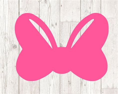 Minnie Mouse Bow Svg Minnie Mouse Svg Clipart Png Cutting Files For