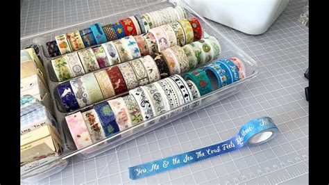 My Washi Tape Collection Part 1 Testing Washi Tape Review How To