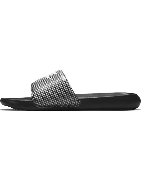 Nike W Nike Victori One Slide Print Blackwhite Sports Gallery