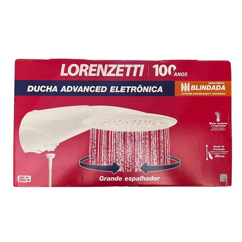 Chuveiro Advanced Eletr Nica Blindada W V Lorenzetti Prime