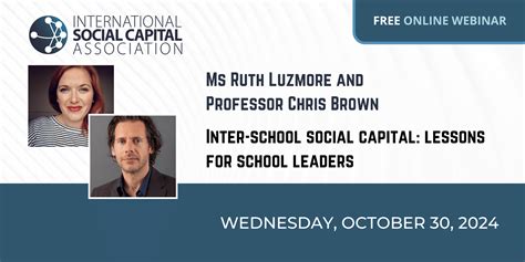 Webinar Inter School Social Capital Lessons For School Leaders On How