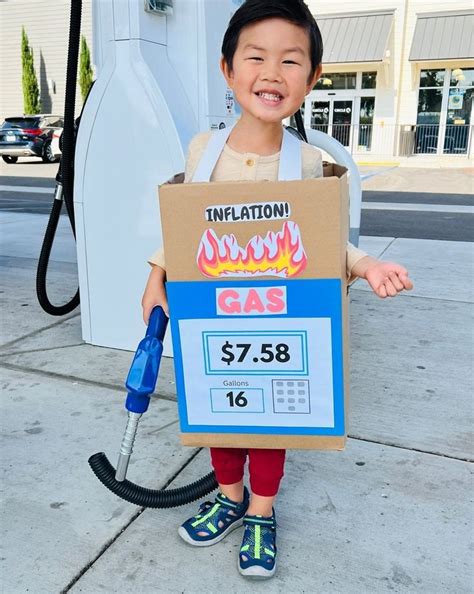 Gas Pump Costume Printable Gas Pump Printable Kids Halloween Costume