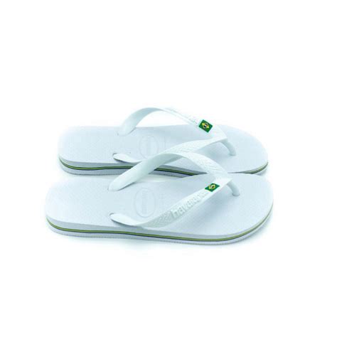 Chinelo Masculino Havaianas Bandeira Brasil Branco No Shoptime