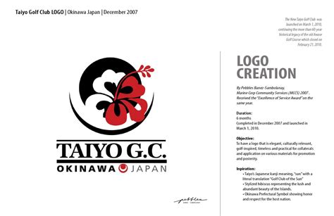 Taiyo Golf Club Logo By Carolynne Pebbles Sambolanay Issuu