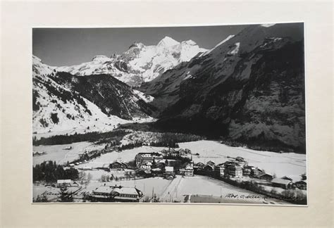 Vintage Oskar Hari Kandersteg Bl Emlisalp Winterstimmung Kaufen