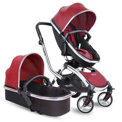 360 Degree Swivel Seat Baby Stroller 2 In 1 European High Landscape Baby Car Seat Newborn Baby ...