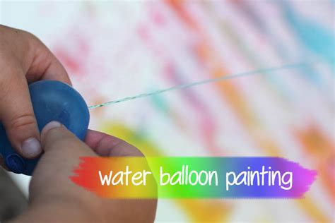 Water Balloon Painting Repeat Crafter Me