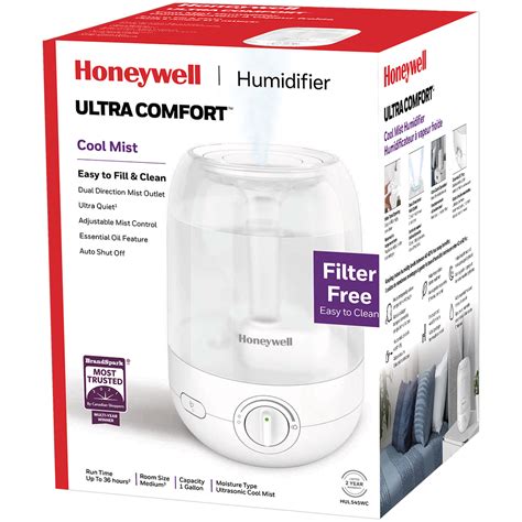 Honeywell Hul545wc Ultra Comfort™ Ultrasonic Cool Mist Humidifier 1