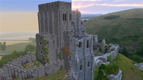 Minecraft: Corfe Castle recreated by YouTuber Grian - CBBC Newsround ...