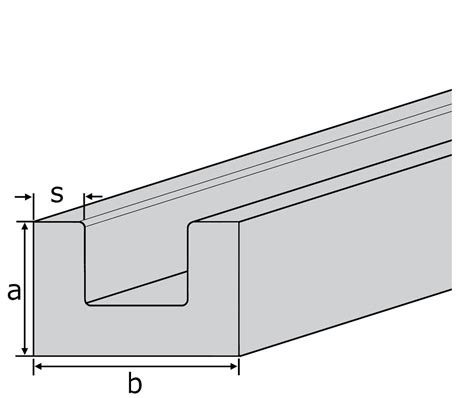 Alu U Profil EN AW 6060 AlMgSi0 5 40x80x40x5 Mm Gepresst T66 EZL 6 M