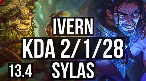 IVERN Vs SYLAS JNG Rank 2 Ivern 2 1 28 1 6M Mastery 700 Games