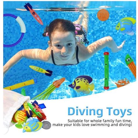 Swimming Pool toys Underwater Rings Diving Toys Throwing Toys Diving ...