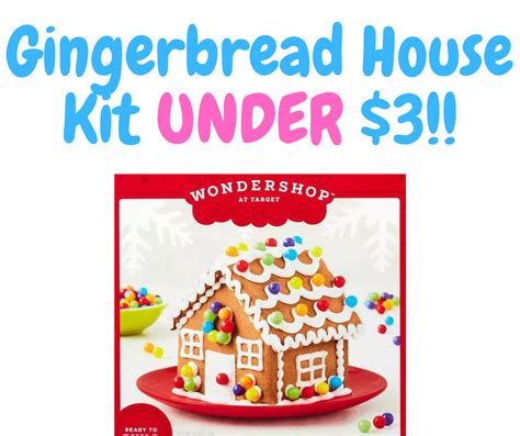 Gingerbread Kits Under 3 At Target