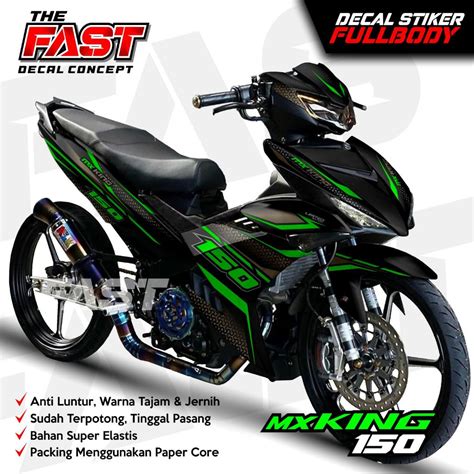 Jual Decal Mx King New Full Body Exciter Stiker Mx King New Exciter