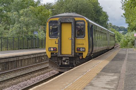 Class 156 156489 At Riding Mill A Friendly Wave From The D Flickr