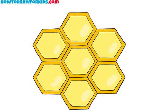 Cute Honeycomb Drawing Drawing Tutorial Easy Honeycombs Drawings