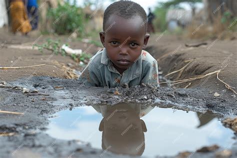 Premium Photo | A symbol of the lack of water in the world An African ...